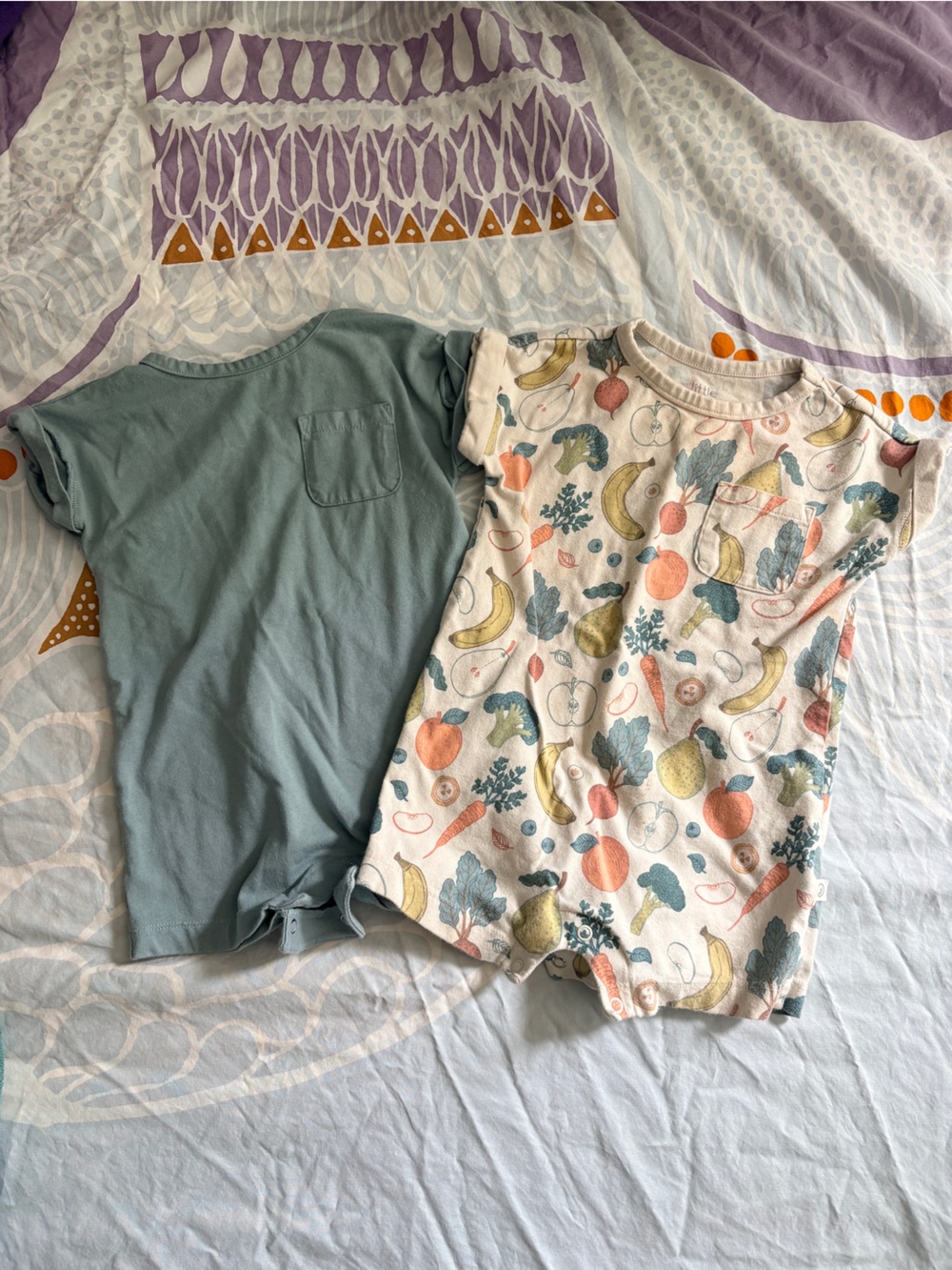 Organic romper bundle 12m